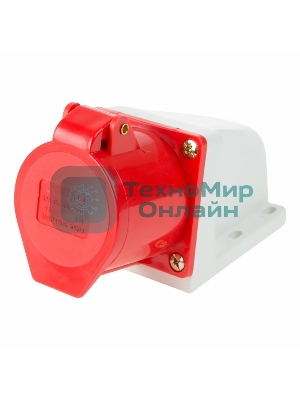 Розетка Rexant 124 стационарная 3Р+РЕ 32А 380В IP44