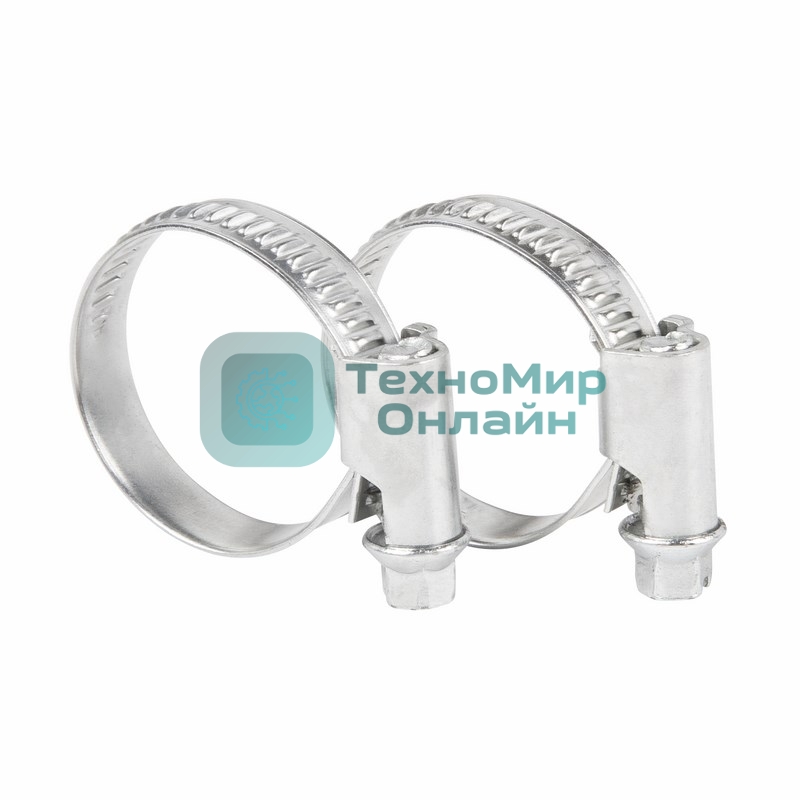 Хомут червячный Rexant 20-32-0,7 мм, (упак. 50 шт)