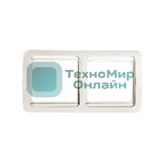 Рамка 2-м CLASSICO 2302H белый ASD/IN HOME 4680005959938