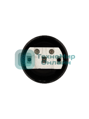 Розетка штепсельная Rexant карболитовая, открытой установки, б/з 16 А, черный