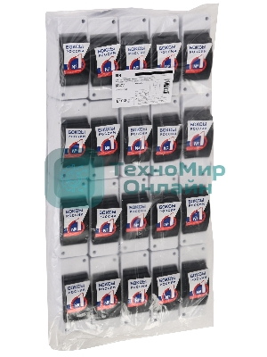 Бокс ОП КМПн 2/2 для 2 авт. выкл. прозр. крышка IP30 IEK MKP42-N-02-30-20