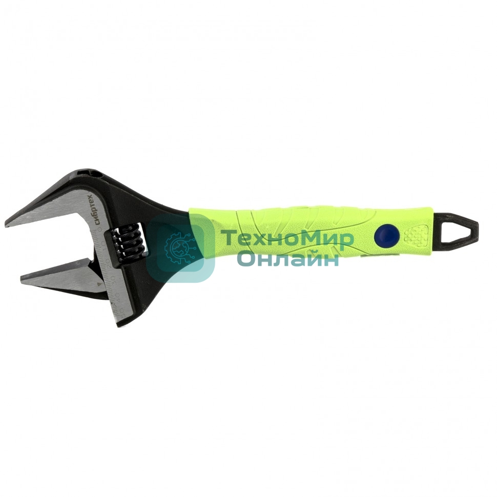 Ключ разводной Сибртех, тонкие губки, фосфатированый, 250 мм