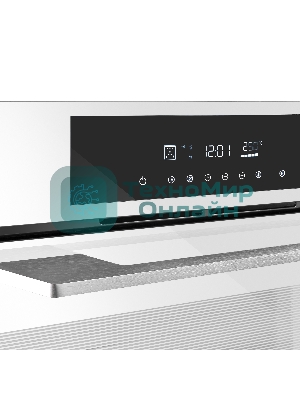 Шкаф духовой электрический Maunfeld AEOD60103W, 60л, дверца с 3 стеклами, белый