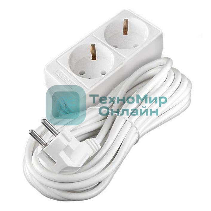 Удлинитель 2х3 м с заземл. 10А IP20 2.2 кВт Союз 481S-9203