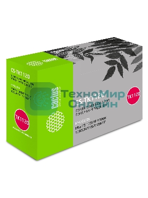 Картридж лазерный Cactus CS-TK1120BK черный (3000 стр.) для Kyocera Mita FS 1025MFP/1060/1060DN/1125/1125MFP