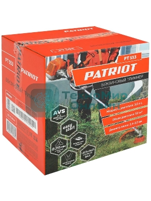 Триммер бензиновый Patriot PT 553 (1+1) 1840Вт 3л.с. реж.эл.:леска/нож