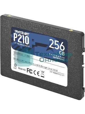 Накопитель SSD Patriot P210, 256Gb, SATA III, 2.5