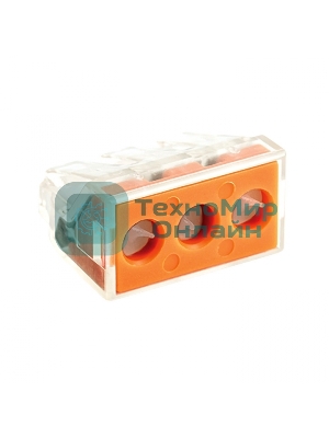 Клемма строительно-монтажная СМК 773-173 3-проводная 2.5-6.0 кв.мм с пастой (уп.50 шт) PROxima EKF plc-smk-773-173