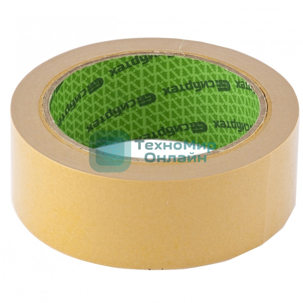 Лента клейкая двусторонняя Сибртех, 38 мм х 5 м, на полипропиленовой основе