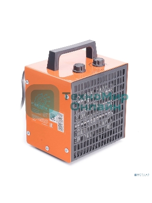 Тепловентилятор электрический Patriot PT Q 3S, оранжевый/черный, 2000 Вт, 25 м2, термостат