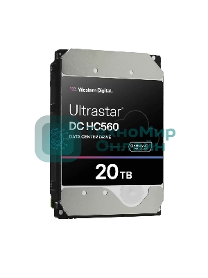 Жесткий диск Western Digital HDD SAS Server 20Tb Ultrastar DC HC560 7200 12Gb/s 512MB 1 year warranty