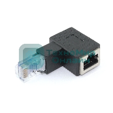 Удлинитель сетевого кабеля мама-папа угловой вниз