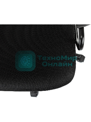 Кресло руководителя Бюрократ CH Balance черный Elastic-102 TW-11 сетка/ткань крестов. металл черный