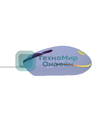 Мышь проводная Logitech G102 LIGHTSYNC фиолетовый, 8000 dpi, USB, кнопки - 6