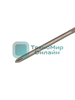 Отвертка крестовая Rexant PH 1х100 мм, трехкомпонентная рукоятка, сталь S2