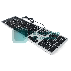 Клавиатура проводная Gembird KB-8420, USB, серый