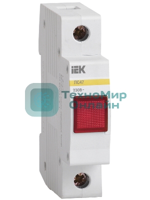 Лампа сигнальная ЛС-47 красн. IEK MLS10-230-K04