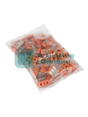 Клемма строительно-монтажная СМК 773-173 3-проводная 2.5-6.0 кв.мм с пастой (уп.50 шт) PROxima EKF plc-smk-773-173