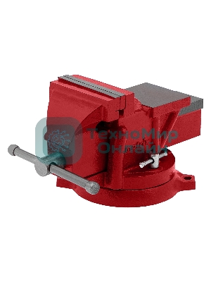 Тиски слесарные Matrix, 100 мм, поворотные, с наковальней