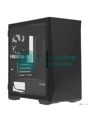 Компьютерный корпус ZALMAN Z1 ICEBERG, MicroATX, черный, WINDOW, 2xCOMBO (3.5