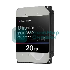 Жесткий диск Western Digital HDD SAS Server 20Tb Ultrastar DC HC560 7200 12Gb/s 512MB 1 year warranty