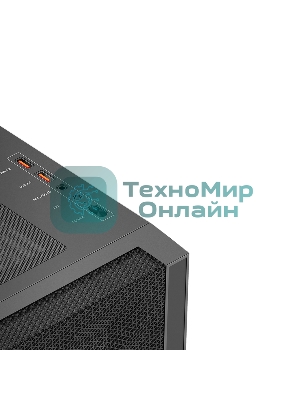 Компьютерный корпус PCCooler C3D510 BK ARGb, Tempered Glass Full Tower, Black, TG, 0.7 SPCC, 3x120мм ARGb E-ATX, ATX, mATX, mITX 170/390/410мм 2x2.5