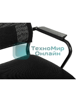 Кресло руководителя Бюрократ CH Balance черный Elastic-102 TW-11 сетка/ткань крестов. металл черный