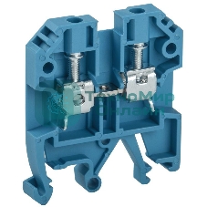 Клемма винтовая КВИ-4 кв.мм синяя IEK YZN30-004-K07