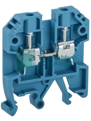 Клемма винтовая КВИ-4 кв.мм синяя IEK YZN30-004-K07