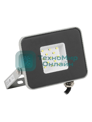 Прожектор IEK LPDO701-10-K03 СДО 07-10 светодиодный серый IP65 6500 K IEK