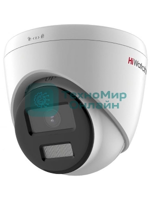 Камера видеонаблюдения аналоговая HiWatch DS-T203L(B)(2.8мм) 2.8-2.8мм HD-TVI цв. корп.:белый