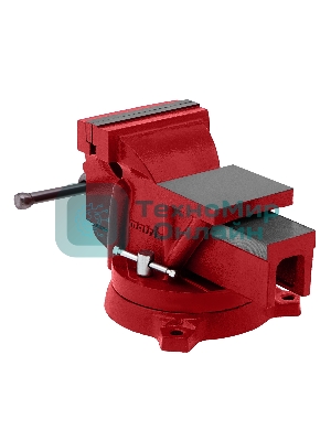 Тиски слесарные Matrix, 100 мм, поворотные, с наковальней