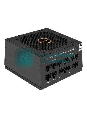 Блок питания 850W ExeGate 80 PLUS® GOLD 850VSP FС (ATX3.0, APFC, КПД 90% (80 PLUS Gold), 120мм fan, 24pin, 2x(4+4)pin, PCIE5.0/12VHPWR, 4xPCI-E, 6xSATA, 3xIDE, 1xFDD, Full Cable Management, black, Color box)