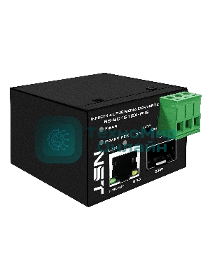 Промышленный компактный Ultra PoE медиаконвертер Gigabit Ethernet, SFP 1000Мбит/c, RJ45 10/100/1000Мбит/c, поддержка LFP. Порт PoE: до 90W (IEEE 802.3af/at/bt). Автоматическое определение PoE устройств. Суммарная мощность PoE - до 90W; Встроенная грозозащита 6kV. Питание: 1 x вход DC37-57V(93W), БП в комплект НЕ входит. Монтаж на DIN-рейку (крепление в комплекте); Размеры (ШхВхГ): 36х44х45мм. Вес: 0,15кг. Рабочая температура: -40…+80°С.