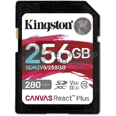 Флеш карта SDXC Kingston SDR2V6/256Gb Canvas React Plus w/o adapter 256Gb