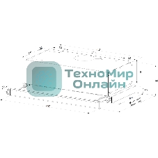 Вытяжка встраиваемая Monsher Laura 60 Acier, 60 см, 550 куб. м/ч, 47 дБ