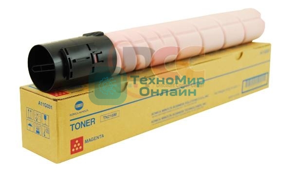 Тонер-картридж Konica-Minolta bizhub C220/280 красный TN-216M (o)
