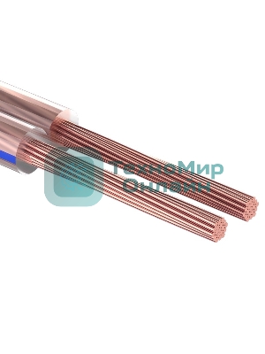 Кабель акустический PROconnect 2х0,25 мм², прозрачный BLUELINE, бухта 100 м