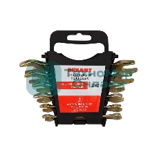 Набор ключей рожковых Rexant (6х7-16х17 мм), 6 шт., желтый цинк