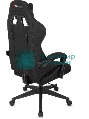 Кресло Бюрократ Zombie Predator Neo Black черный, экокожа, 120 кг, механизм качания