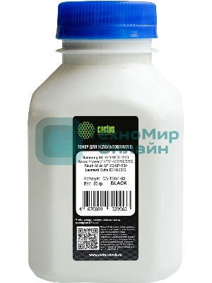 Тонер Cactus CS-TSG1-85 черный флакон 85гр. для принтера Samsung ML1610/SCX4100/4200 Ricoh Aficio SP100-SP4500
