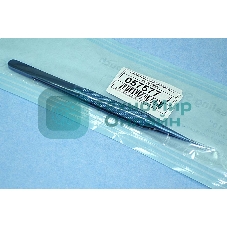 Титановый пинцет TS-11 заострённый синий 140мм