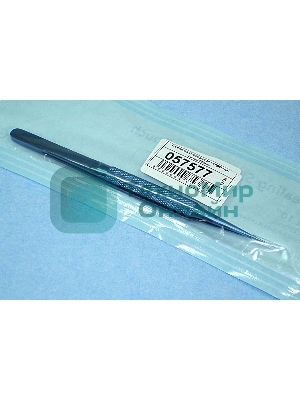 Титановый пинцет TS-11 заострённый синий 140мм