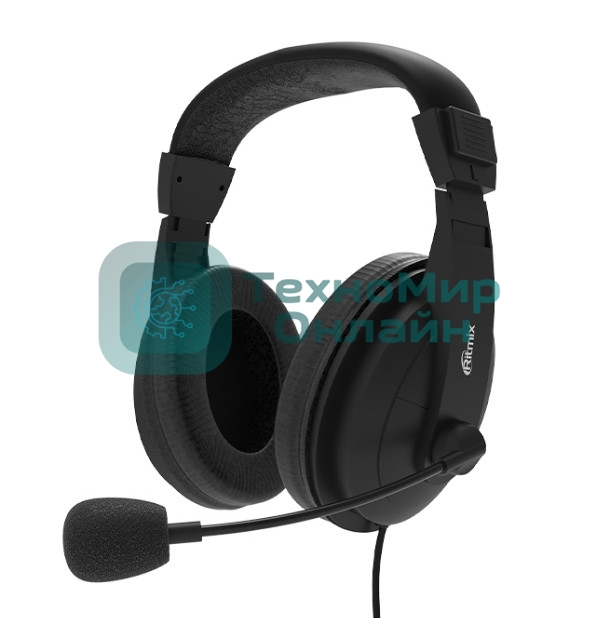 Гарнитура проводная Ritmix RH-540M черный