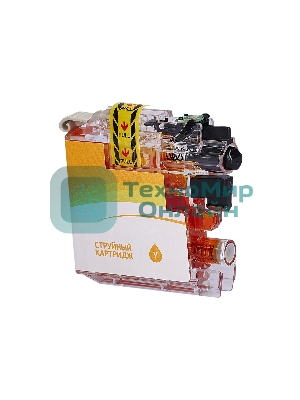 Картридж струйный Sakura LC565Y для Brother, желтый, 14,4 мл., 1200 к.