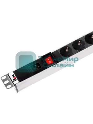 Блок распределения питания Rem R-16-7S-V-440-Z гор.размещ. 7xSchuko базовые 16A EN 60320 С20