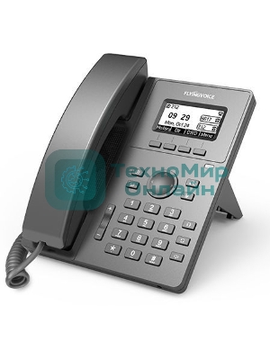 Телефон IP Flyingvoice P10P черный