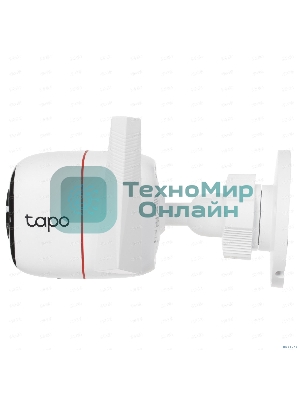 Видеокамера IP TP-Link Tapo C310 белый 3Mp indoor & outdoor IP camera, 30m Night Vision, IP66 dust & waterproof, Motion Detection and Notification, 2-way Audio, supports Micro SD card storage, easy setup with APP