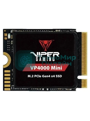 Накопитель SSD Patriot Viper VP4000, 2Tb, PCIe 4.0 x16, M.2 2230, NVMe, R/W 3200/3500, с радиатором
