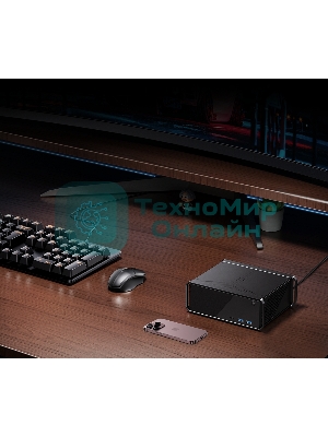 Мини ПК Chuwi CoreBox CWI601I52P черный i5 12450H(2Ghz)/16Gb/512PCISSDGb/Int:Intel Iris Xe GraphicsWin 11Pro